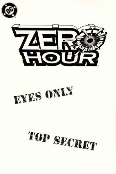 Zero Hour: Crisis in Time Ashcan White cover #1