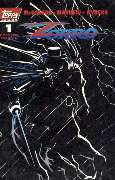 Zorro 1993 Series Preview Edition #1